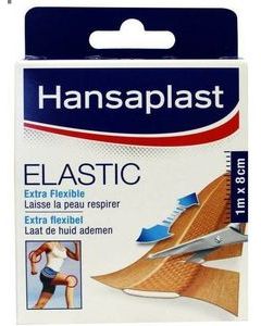 Hansaplast Elastic wondpleister 8cmx1m