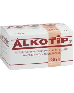 Lingettes désinfectantes Alkotip 65x30mm