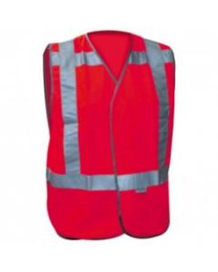 Gilet de sécurité rouge XL-XXL