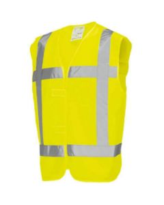 Veiligheidsvest RWS geel BHV maat XL-XXL