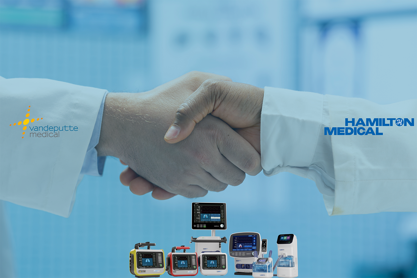 Vandeputte Medical verlengt exclusief partnerschap met Hamilton Medical voor België en Luxemburg